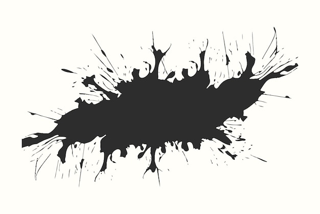 a black and white drawing of a black and white abstract painting