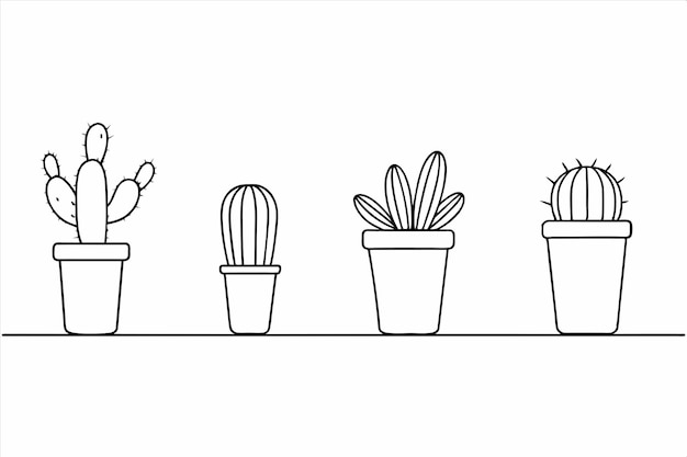 a black and white drawing of a plant and a plant