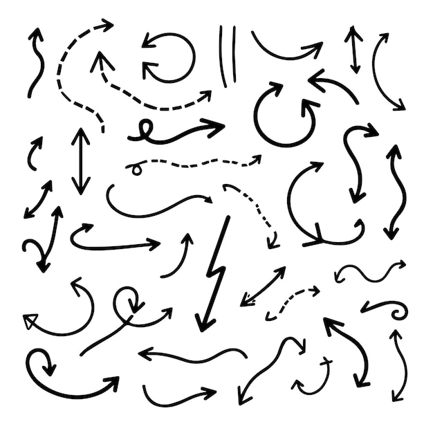 a black and white drawing of arrows with the word quot no quot on it