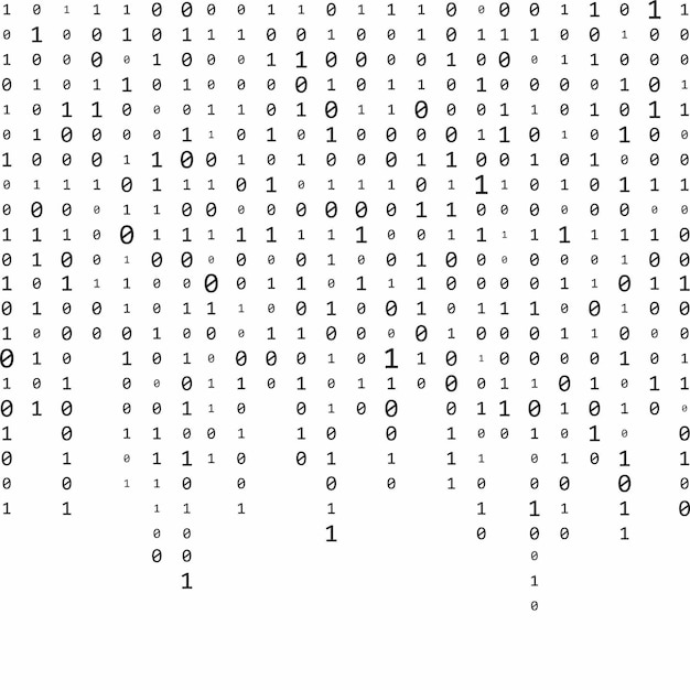 a black and white image of a number of numbers in a row