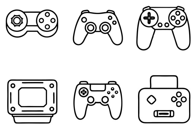 a black and white image of a video game controller