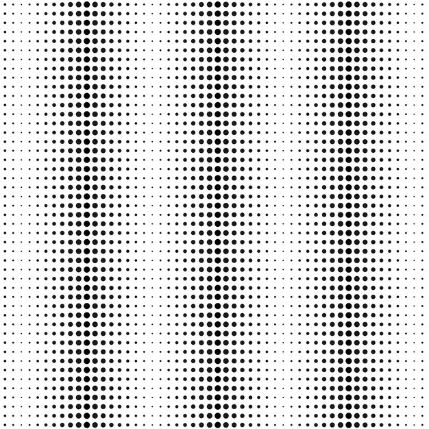 A black and white pattern with dots.