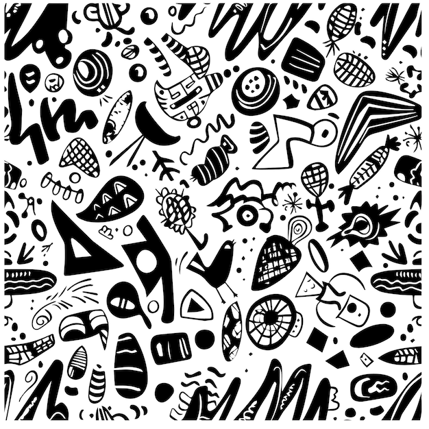 a black and white photo of a black and white art style