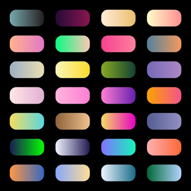 a black background with a rainbow colored rectangle
