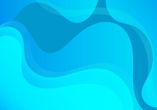 a blue abstract background with a white and blue swirl