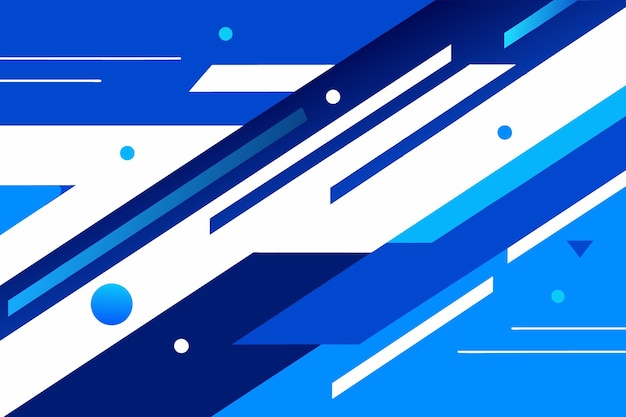 a blue abstract painting of a blue abstract background with a blue and white line