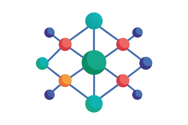 a blue and green puzzle with a green sphere on it