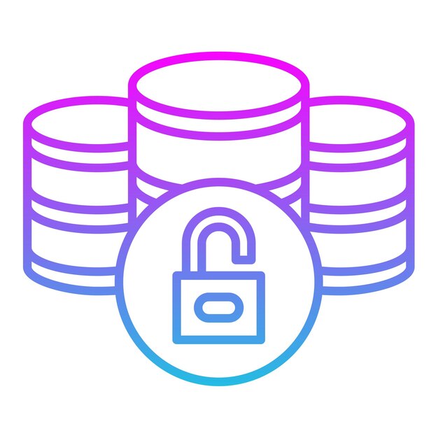a blue and pink image of a padlock with a padlock on it