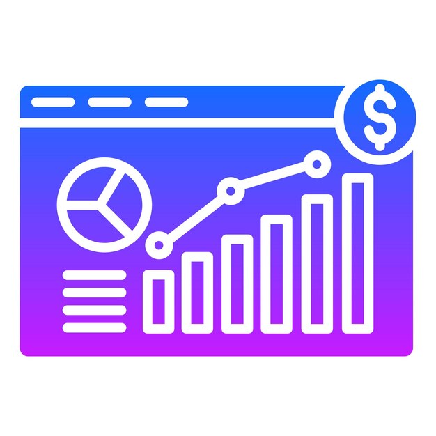 a blue and purple sign that says dollar on it