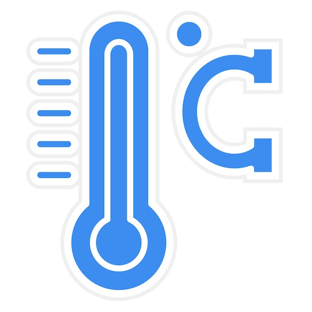 a blue and white sign that says  c  on it