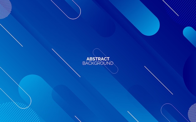 a blue background with a white and blue design