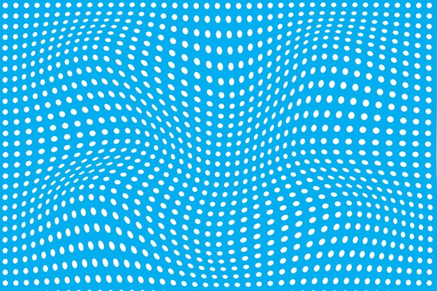 a blue background with circles in the middle