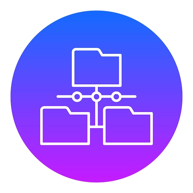 a blue circle with a blue and pink background with a blue circle that says  the word