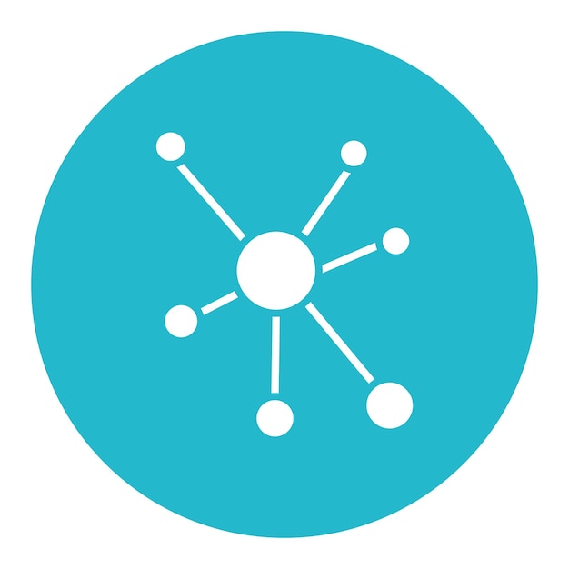 a blue circle with a circle that has a circle with a circle in it