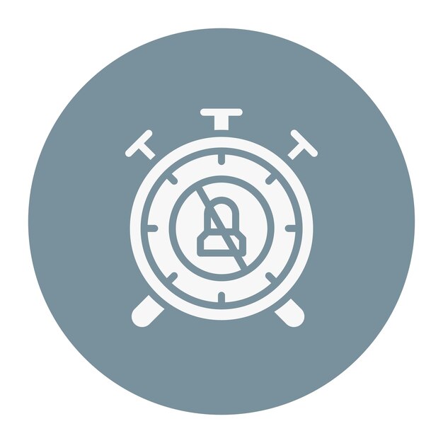 a blue circle with a screw and a screw in it