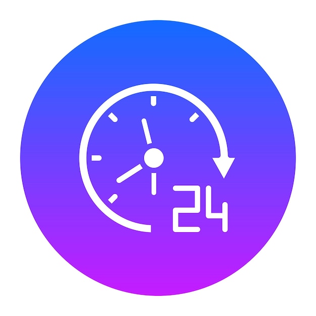 a blue circle with a white arrow and a blue circle with the number 2 on it