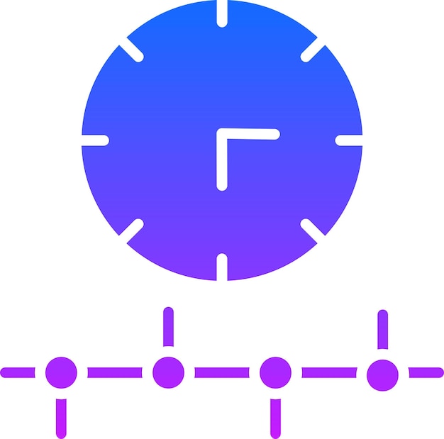 a blue clock with a blue background and a blue circle with the time as 4 15