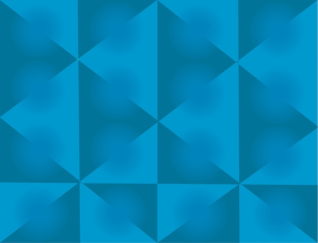 a blue geometric design with a pattern of squares