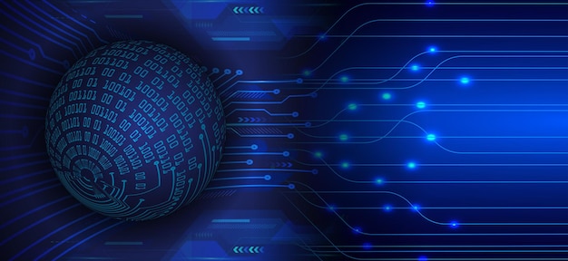 A blue sphere with the word data on it
