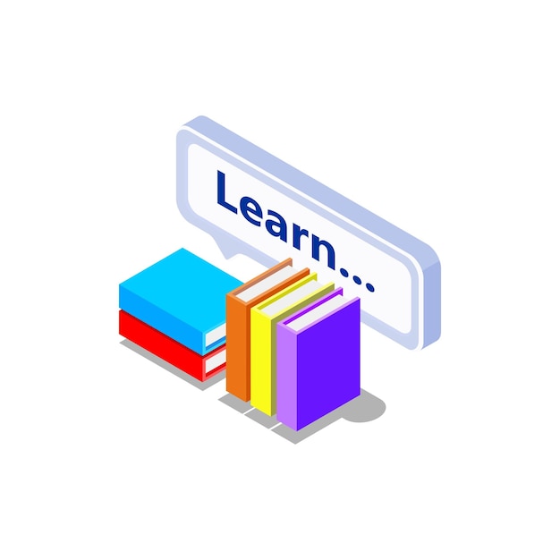 a book with the word learn