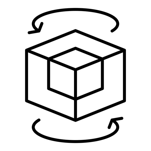 a box with a handle on it that says  cube