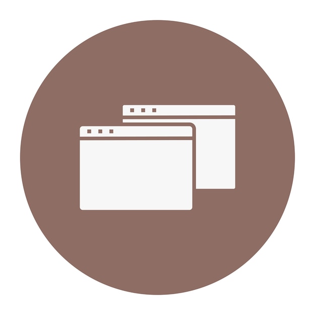 a brown and white stove with a brown circle around the top