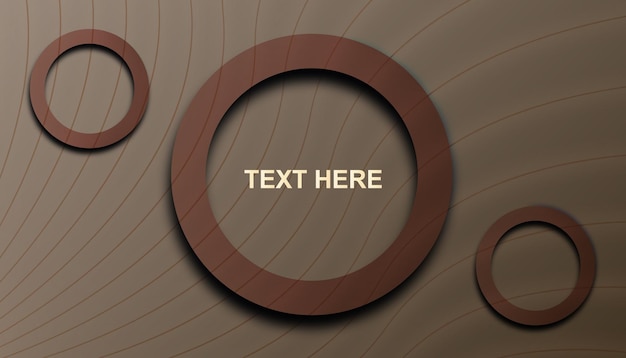 A brown background with a text in the middle