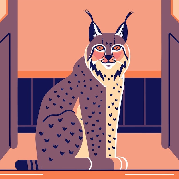 a cat that is sitting in a doorway