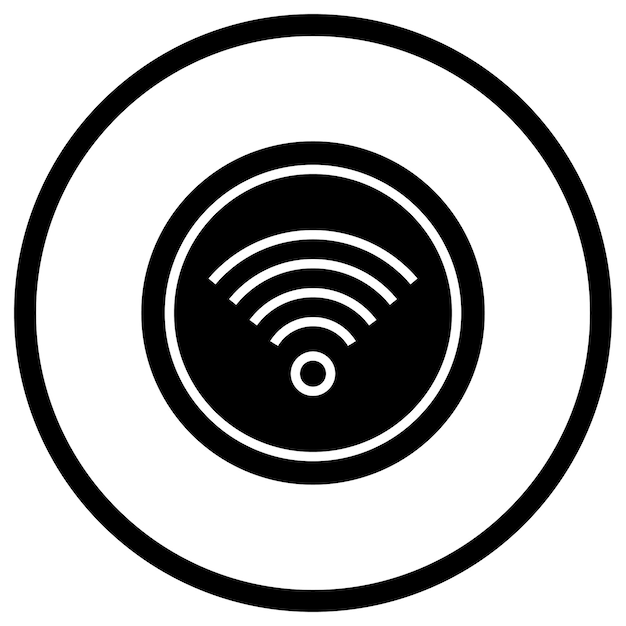 a circle with a black circle and a white circle with a black circle around it