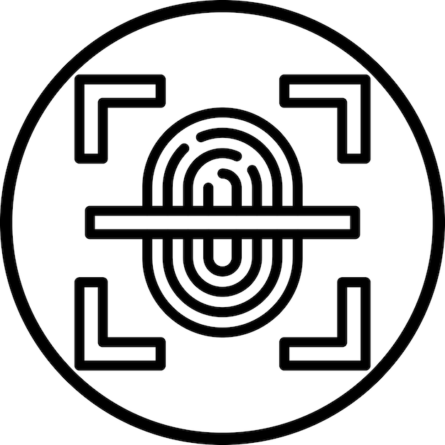 a circle with a line in the middle