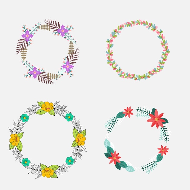 a collection of colorful wreaths with the words quot o quot on the bottom