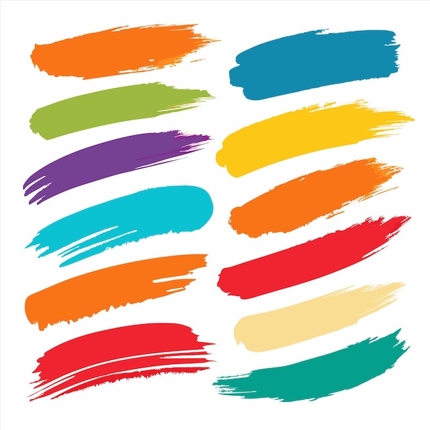 a collection of different colored markers with different colors