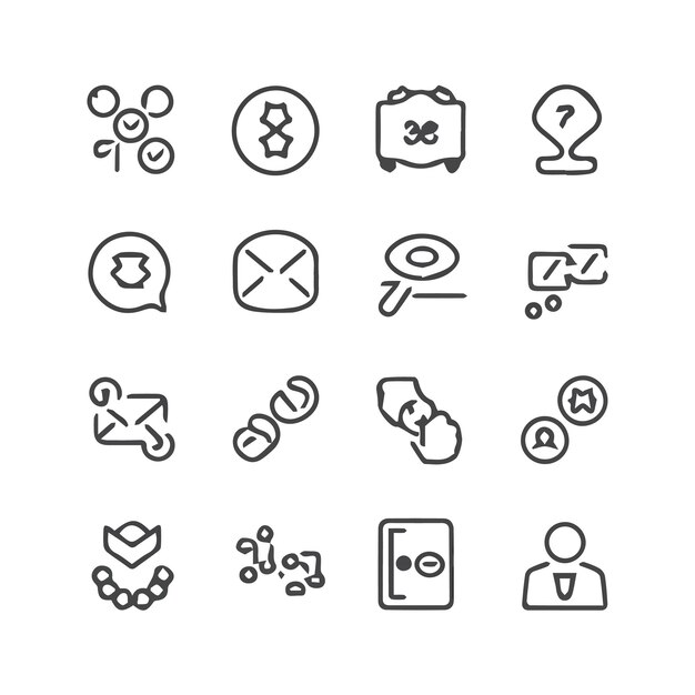 a collection of icons including one that says quot no quot