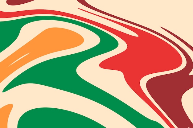 A colorful abstract background with a mountain in the background