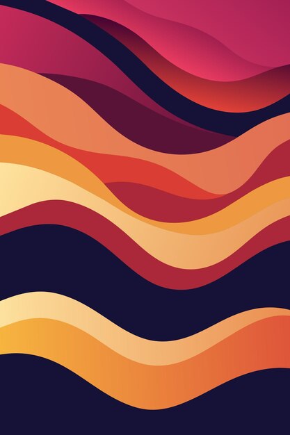 a colorful abstract painting of a wave with a colorful background
