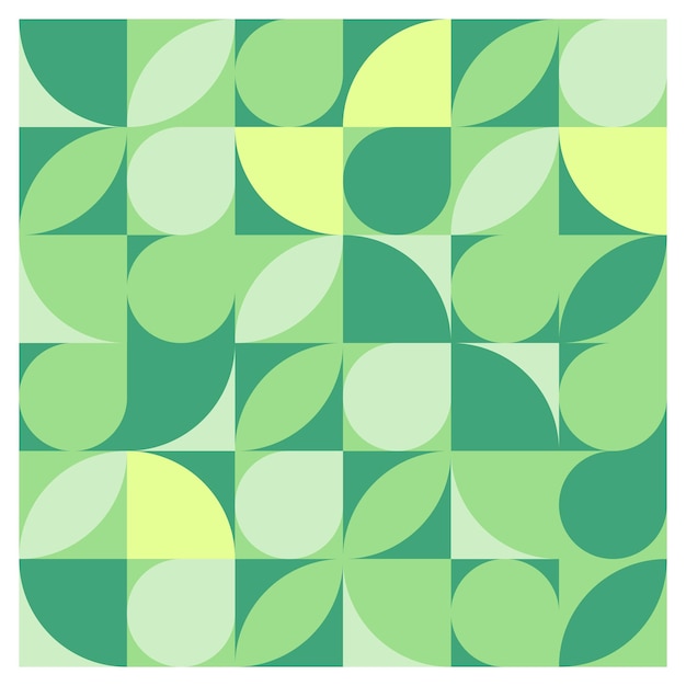 a colorful abstract pattern with a green and yellow leaves