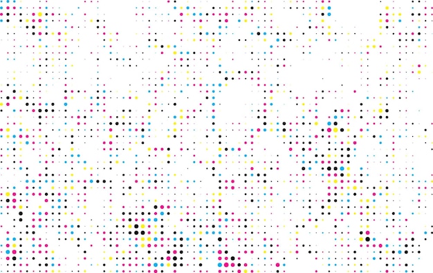 a colorful background with a pattern of dots and dots