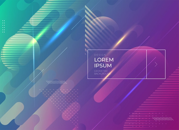 A colorful background with a purple and blue background