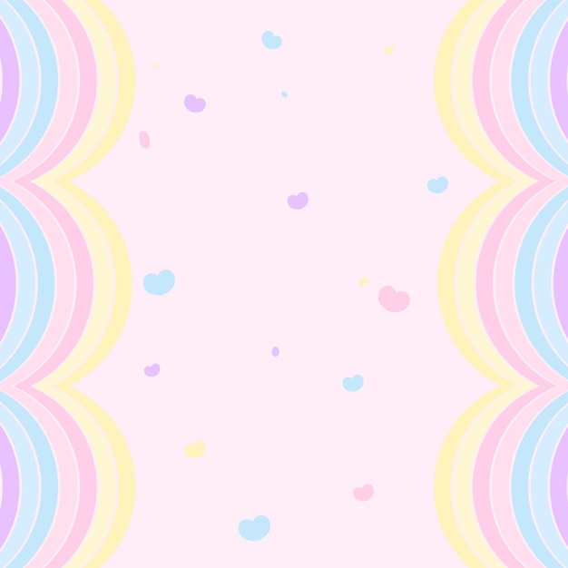 a colorful background with rainbows Vector