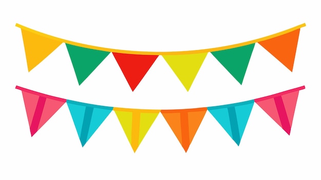 a colorful banner with flags on it that says the numbe