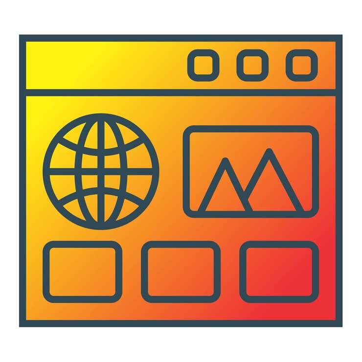 Vektör a colorful logo with a world on it