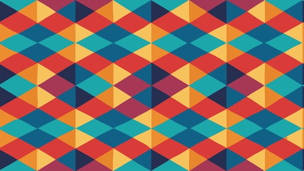 a colorful pattern of squares by person