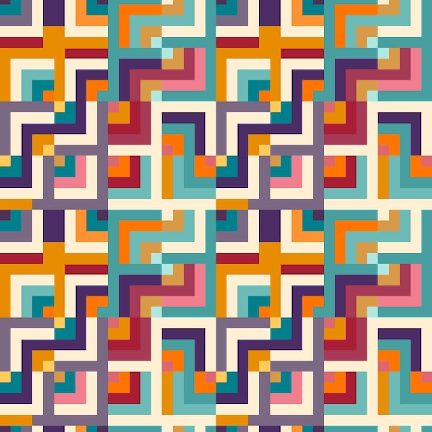 a colorful pattern with a rainbow in the middle