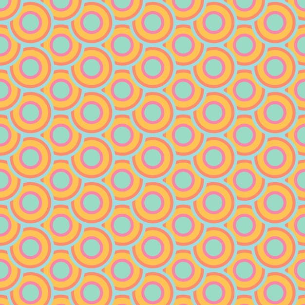 A colorful pattern with circles