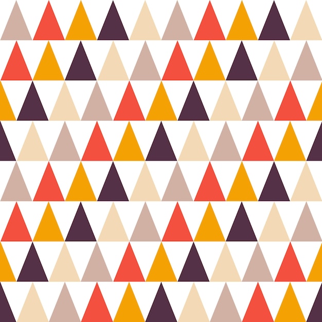 A colorful pattern with triangles on it