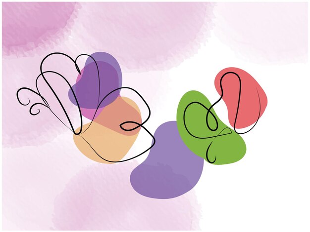 a colorful picture with a number 2 and a number written in black