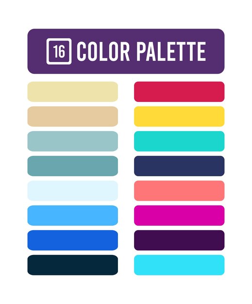 a colorful square with the color color of the color