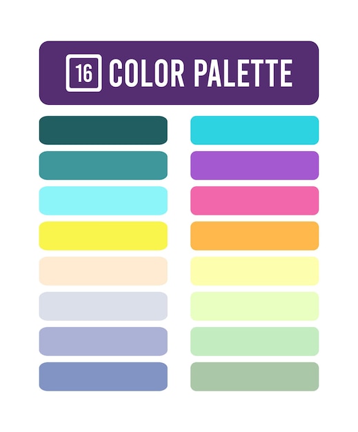 a colorful square with the color color of the color