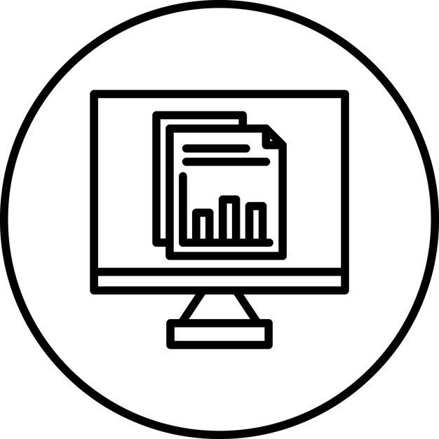 a computer monitor with a folder in the middle of it