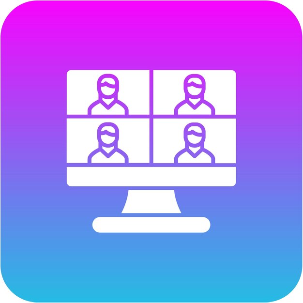 a computer screen with a man and a man in a frame